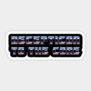 Transformers: Decepticon to the Core Sticker
